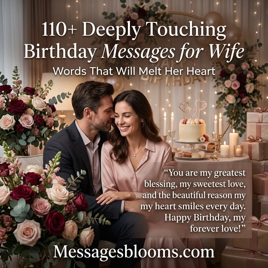 110+ Deeply Touching Birthday Messages for Wife (That Will Melt Her Heart)