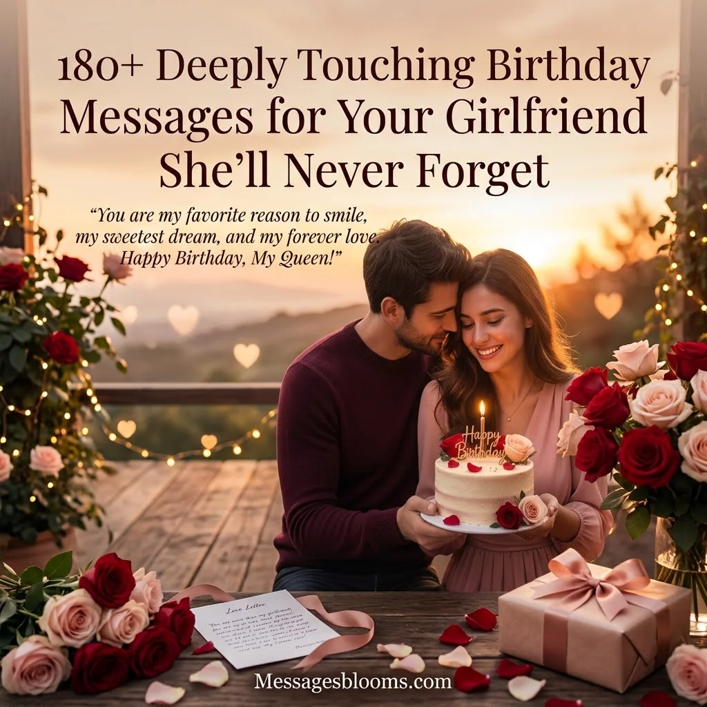 180+ Deeply Touching Birthday Messages for Your Girlfriend She'll Never Forget