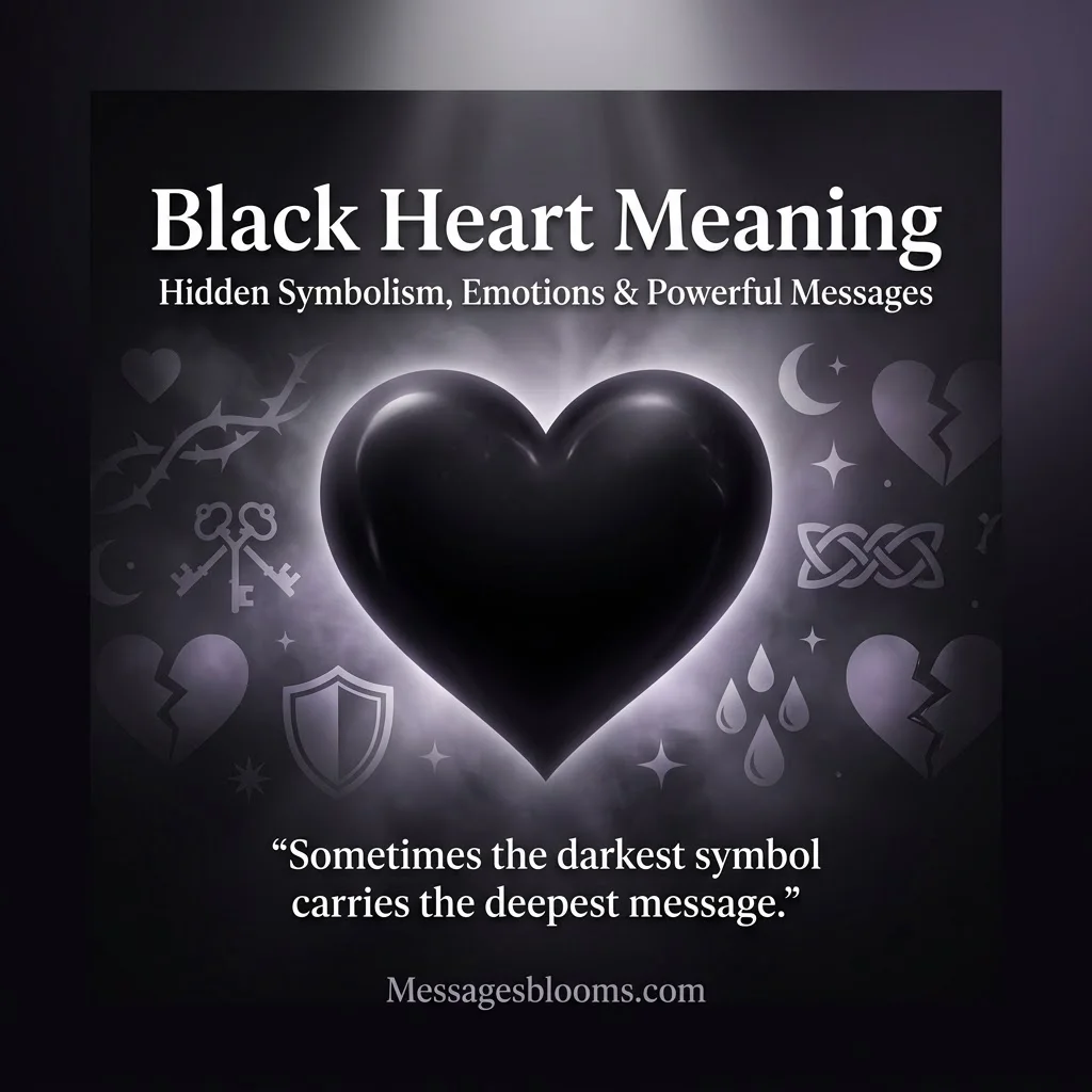 Black Heart Meaning: The Hidden Symbolism, Emotions & Powerful Messages