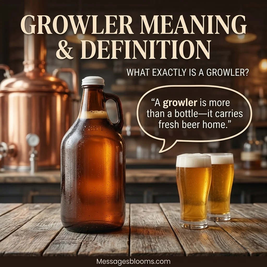 Growler Meaning: Definition, Origin, Examples & Everything You Need to Know