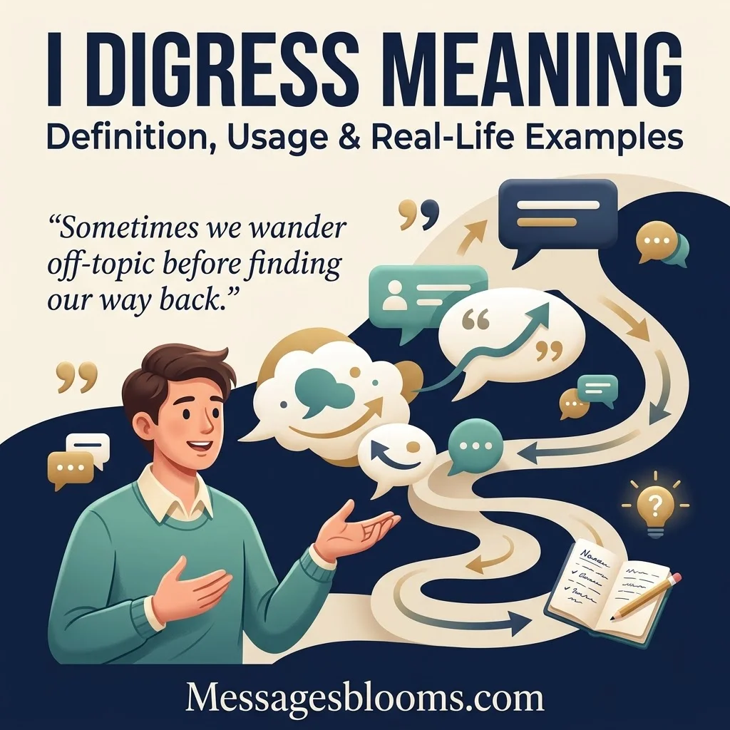 I Digress Meaning: The Ultimate Guide to Definition & Examples