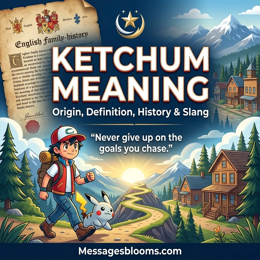 Ketchum Meaning: Discover the Surprising Origin, Definition & Hidden History of the Name!