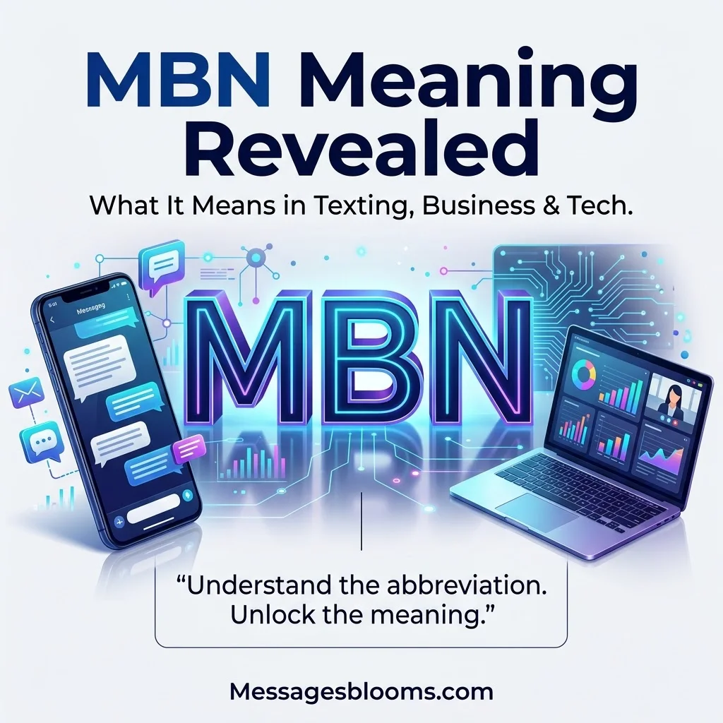 MBN Meaning Revealed: What It Means in Texting, Business & Tech