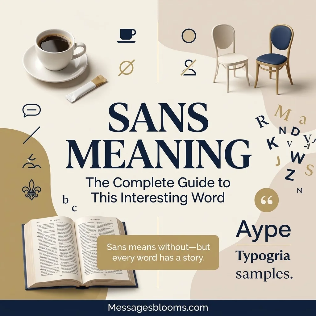 Sans Meaning: The Complete Guide to This Interesting Word