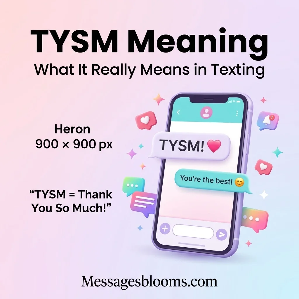TYSM Meaning: What It Really Means in Texting